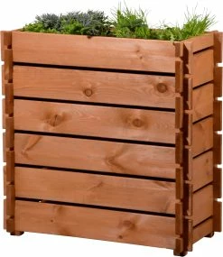 Dobar Hochbeet Mit Stecksystem, Pflanzkasten Inkl. Pflanzfolie | Versch. Farben -Zipper Geschäft 2224374000 prod 003