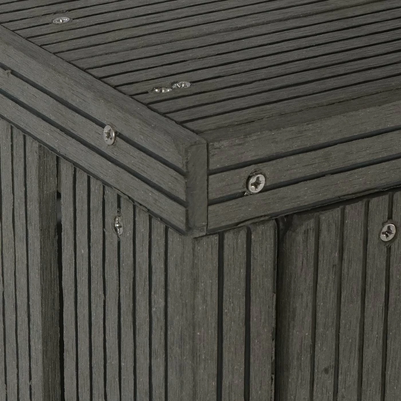 2er WPC-Mülltonnenverkleidung MCW-J28, Mülltonnenbox, Metall Holzoptik, Erweiterbar 2x240l ~ Grau 4 2er WPC-Mülltonnenverkleidung MCW-J28, Mülltonnenbox, Metall Holzoptik, Erweiterbar 2x240l ~ Grau – Bild 4