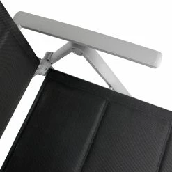 Vanage Alu Sonnenliege Gepolstert VG-8489, Schwarz, Versch. Farben -Zipper Geschäft 2236803000 prod 003