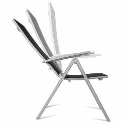 Vanage Alu Multiposition Stuhl Ungepolstert, 2er Set Schwarz, Versch. Farben -Zipper Geschäft 2236879000 prod 004