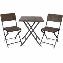 Vanage HDPE Rattantisch Eckig Braun, Versch. Farben -Zipper Geschäft 2236882001 prod 004