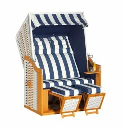 Sonnenpartner Garten-strandkorb Rustikal 34 Z - Versch. Farben