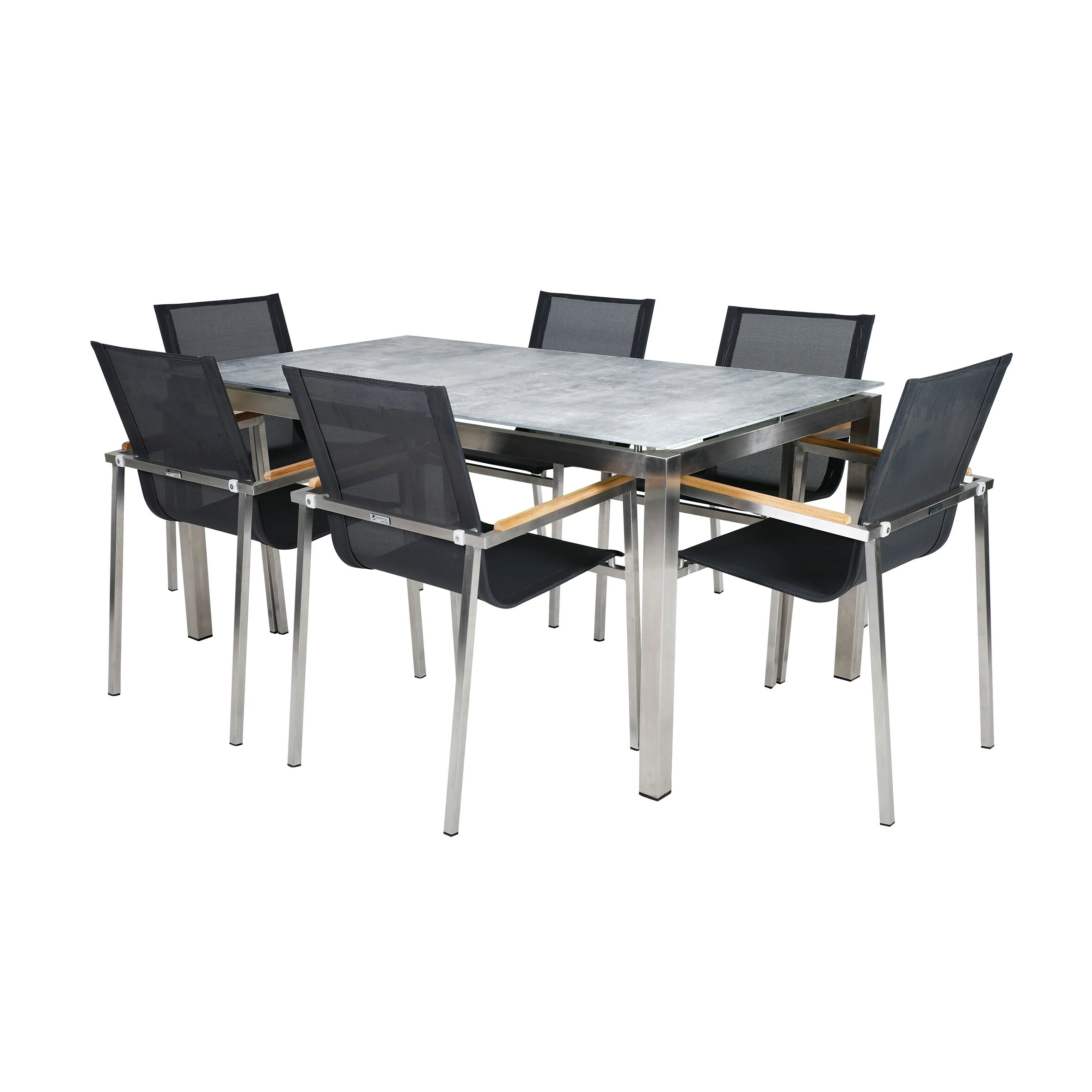 Greemotion Edelstahl Dining Set Sydney 7-teilig 1 Greemotion Edelstahl Dining Set Sydney 7-teilig