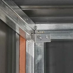 1er WPC-Mülltonnenverkleidung Erweiterung MCW-J28, Premium Mülltonnenbox, Metall Holzoptik ~ Grau 11 1er WPC-Mülltonnenverkleidung Erweiterung MCW-J28, Premium Mülltonnenbox, Metall Holzoptik ~ Grau -Zipper Geschäft 2284811000 prod 006