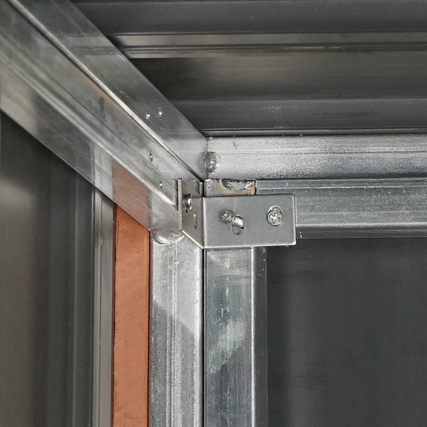 1er WPC-Mülltonnenverkleidung Erweiterung MCW-J28, Premium Mülltonnenbox, Metall Holzoptik ~ Grau 6 1er WPC-Mülltonnenverkleidung Erweiterung MCW-J28, Premium Mülltonnenbox, Metall Holzoptik ~ Grau – Bild 6