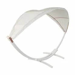 Hängematte MCW-J47, Hängeschaukel Bis 200kg Sonnendach FSC-Holzgestell 420cm 2 Personen ~ Weiß, Grau 9 Hängematte MCW-J47, Hängeschaukel Bis 200kg Sonnendach FSC-Holzgestell 420cm 2 Personen ~ Weiß, Grau -Zipper Geschäft 2308446001 prod 004