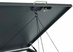 2er Mülltonnenverkleidung MCW-J81, Mülltonnenbox, Erweiterbar, Metall 50kg, Anthrazit ~ Gold -Zipper Geschäft 2408305000 prod 003