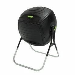 Lifetime Kunststoff Trommelkomposter Premium Schwarz 189 Liter