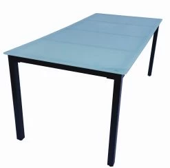 VCM Set Gartenmöbel Alu Glas Gartenset Sitzgruppe Essgruppe Tisch Stühle 190 MA -Zipper Geschäft 8600043100 915317 prod 004