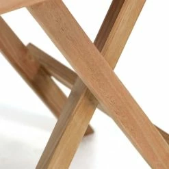 VCM Balkontisch Gartentisch Teakholz Beistelltisch Klappbar Behandelt 50x50 -Zipper Geschäft 8600043100 915597 prod 003