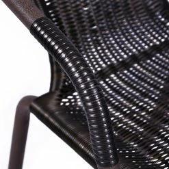 VCM Bistroset Balkonset Braun Sitzgarnitur Aus Glastisch + Bistrostuhl Poly-Rattan 8 VCM Bistroset Balkonset Braun Sitzgarnitur Aus Glastisch + Bistrostuhl Poly-Rattan -Zipper Geschäft 8600043100 915729 prod 003