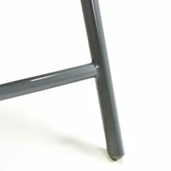 VCM 2er Set Klappstuhl Schwarz Aluminium Gartenstuhl Balkonstuhl Rahmen Hellgrau -Zipper Geschäft 8600043100 915833 prod 005