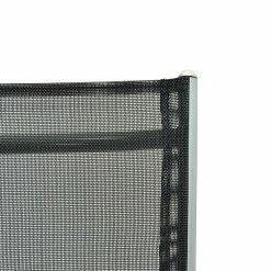 VCM 2er Set Klappstuhl Schwarz Aluminium Gartenstuhl Balkonstuhl Rahmen Hellgrau -Zipper Geschäft 8600043100 915833 prod 006