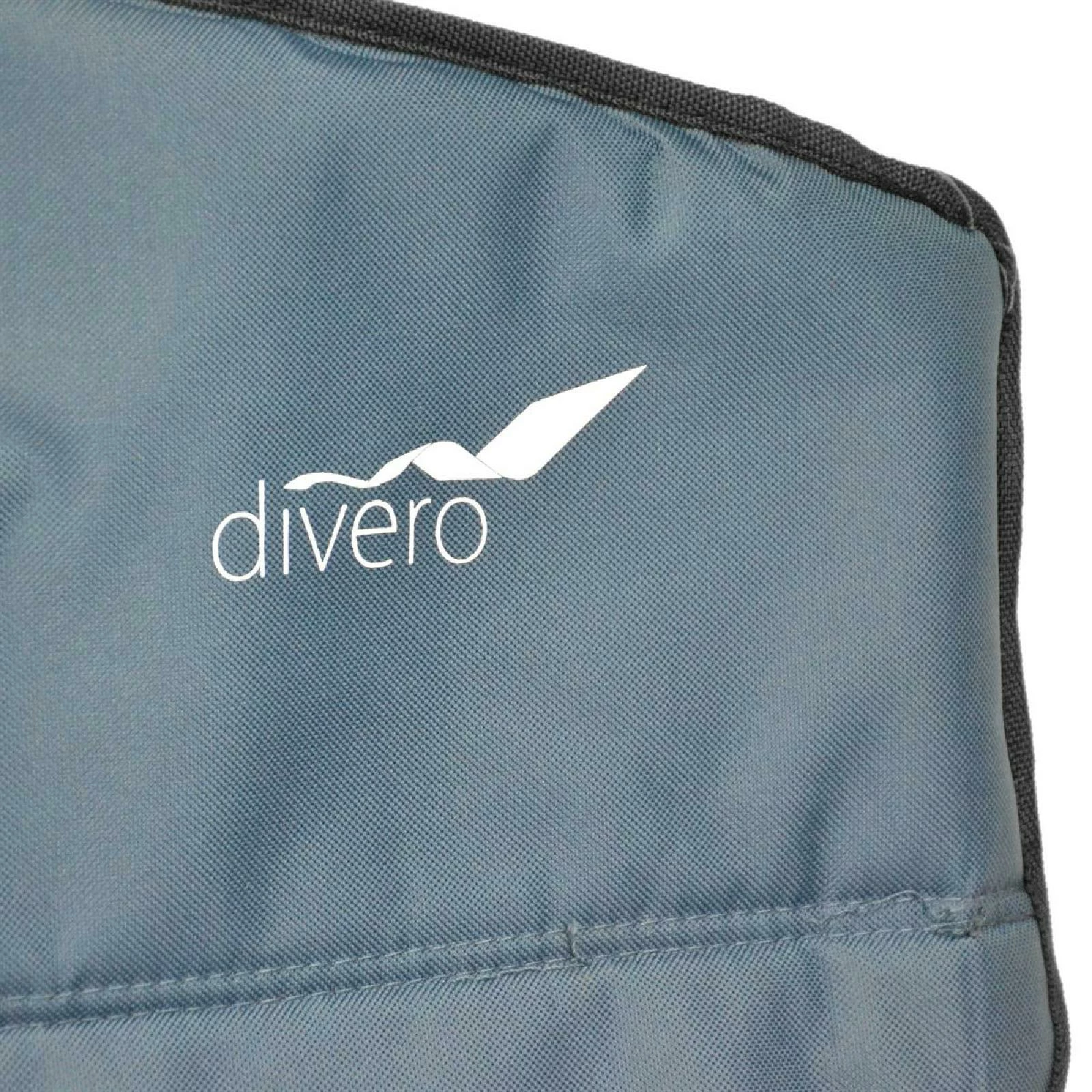 VCM Faltstuhl XL Mit Armlehne Dunkelblau Getränkehalter Extra Breit Stabil 2 VCM Faltstuhl XL Mit Armlehne Dunkelblau Getränkehalter Extra Breit Stabil – Bild 2