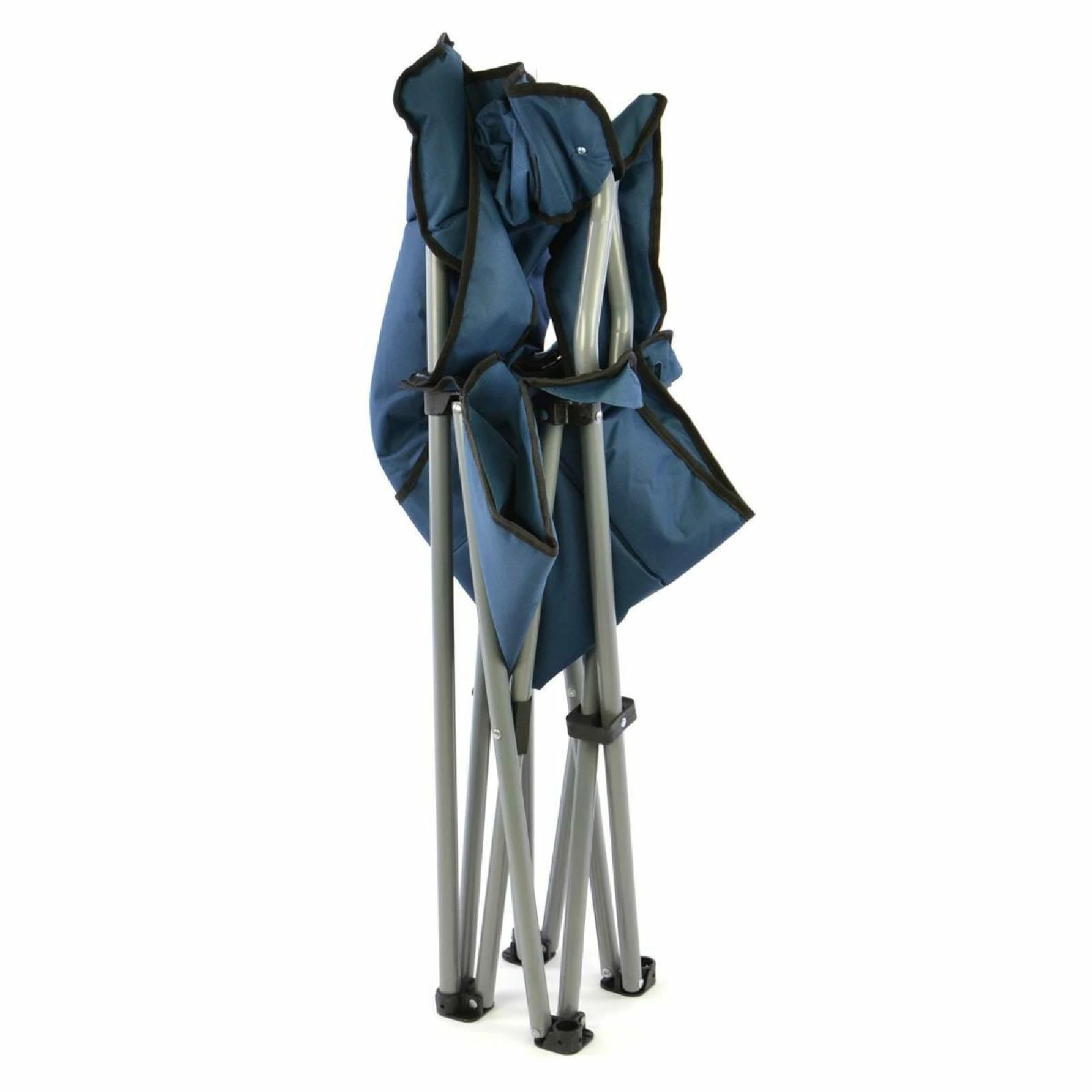 VCM Faltstuhl XL Mit Armlehne Dunkelblau Getränkehalter Extra Breit Stabil 3 VCM Faltstuhl XL Mit Armlehne Dunkelblau Getränkehalter Extra Breit Stabil – Bild 3