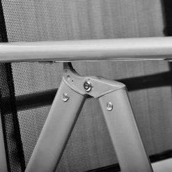 VCM 2er Set Klappstuhl Schwarz Klappsessel Gartenstuhl Campingstuhl Liegestuhl -Zipper Geschäft 8600043100 915943 prod 004