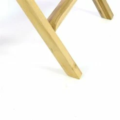 VCM Gartentisch Balkontisch Klapptisch Hochwertig Teak Holz Natur Ø80cm -Zipper Geschäft 8600043100 916060 prod 004