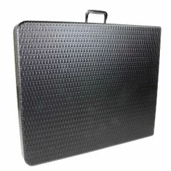 VCM Gartengarnitur 1 Tisch 2 Bänke Klappbar Rattan-Optik Bierzeltgarnitur Set 180 Cm -Zipper Geschäft 8600043100 916081 prod 004