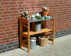 Promadino Pflanztisch Klappbar Mit Verzinkter Arbeitsfläche