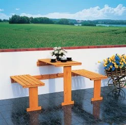 Promadino Balkonklappgarnitur