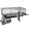STAHLMANN® Hydraulik-Holzspalter, 7 Tonnen Spaltkraft, Stufenlos Verstellbarer Spaltweg, Liegend, 2.300 Watt