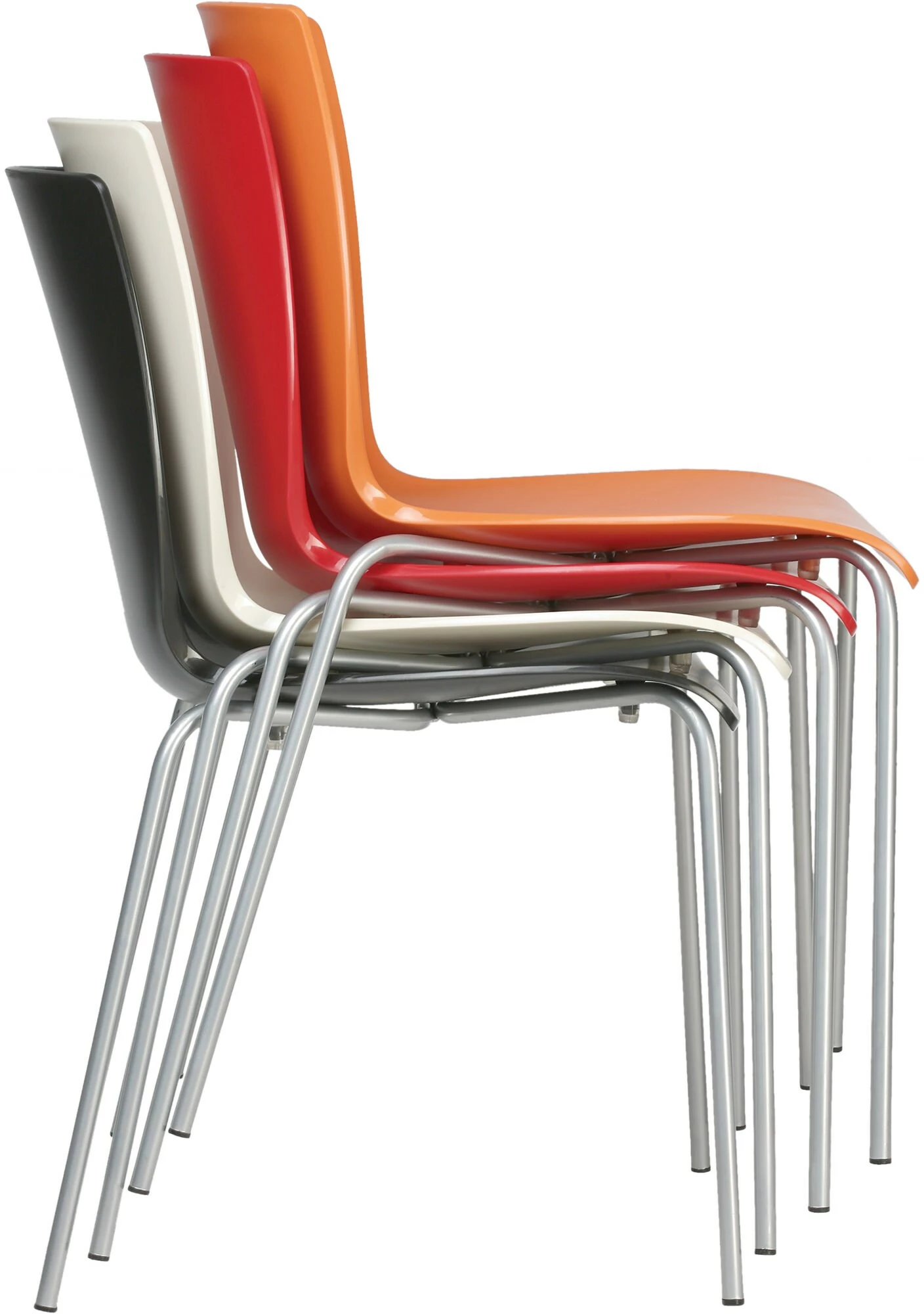 CLP XXL-Gartenstuhl Mio Kunststoff I Stapelbarer Bistrostuhl Mit Aluminiumgestell I Sitzhöhe: 41 CM I In Vielen Farben 4 CLP XXL-Gartenstuhl Mio Kunststoff I Stapelbarer Bistrostuhl Mit Aluminiumgestell I Sitzhöhe: 41 CM I In Vielen Farben – Bild 4