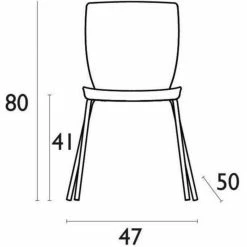 CLP XXL-Gartenstuhl Mio Kunststoff I Stapelbarer Bistrostuhl Mit Aluminiumgestell I Sitzhöhe: 41 CM I In Vielen Farben 10 CLP XXL-Gartenstuhl Mio Kunststoff I Stapelbarer Bistrostuhl Mit Aluminiumgestell I Sitzhöhe: 41 CM I In Vielen Farben -Zipper Geschäft 8600246500 1034202 prod 005