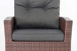 CLP Polyrattan-Sessel Fisolo Mit Sitzkissen I Gartenstuhl Mit Untergestell Aus Aluminium -Zipper Geschäft 8600246500 111434240 prod 004