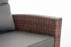 CLP Polyrattan-Sessel Fisolo Mit Sitzkissen I Gartenstuhl Mit Untergestell Aus Aluminium -Zipper Geschäft 8600246500 111434240 prod 006