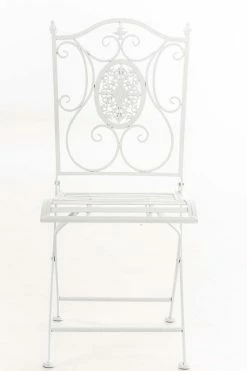 CLP Eisen-Gartenstuhl SIBELL I Klappbarer Gartenstuhl Mit Edlen Verzierungen I In Verschiedenen Farben Erhältlich -Zipper Geschäft 8600246500 111526502 prod 004