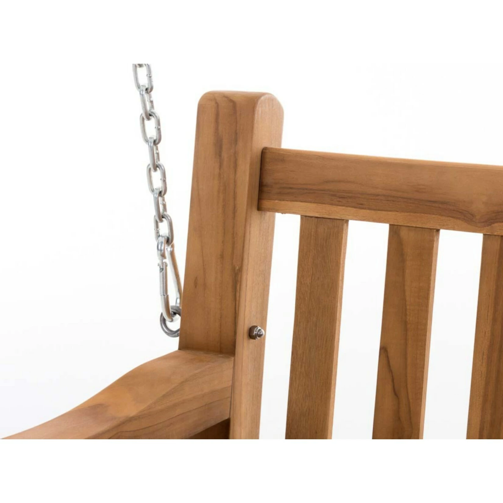 CLP Gartenschaukel Florida Aus Massivem Teakholz I Wetterfeste Holzschaukel Inklusive Befestigungsmaterial I Pflegeleichte Hollywoodschaukel 3 CLP Gartenschaukel Florida Aus Massivem Teakholz I Wetterfeste Holzschaukel Inklusive Befestigungsmaterial I Pflegeleichte Hollywoodschaukel – Bild 3