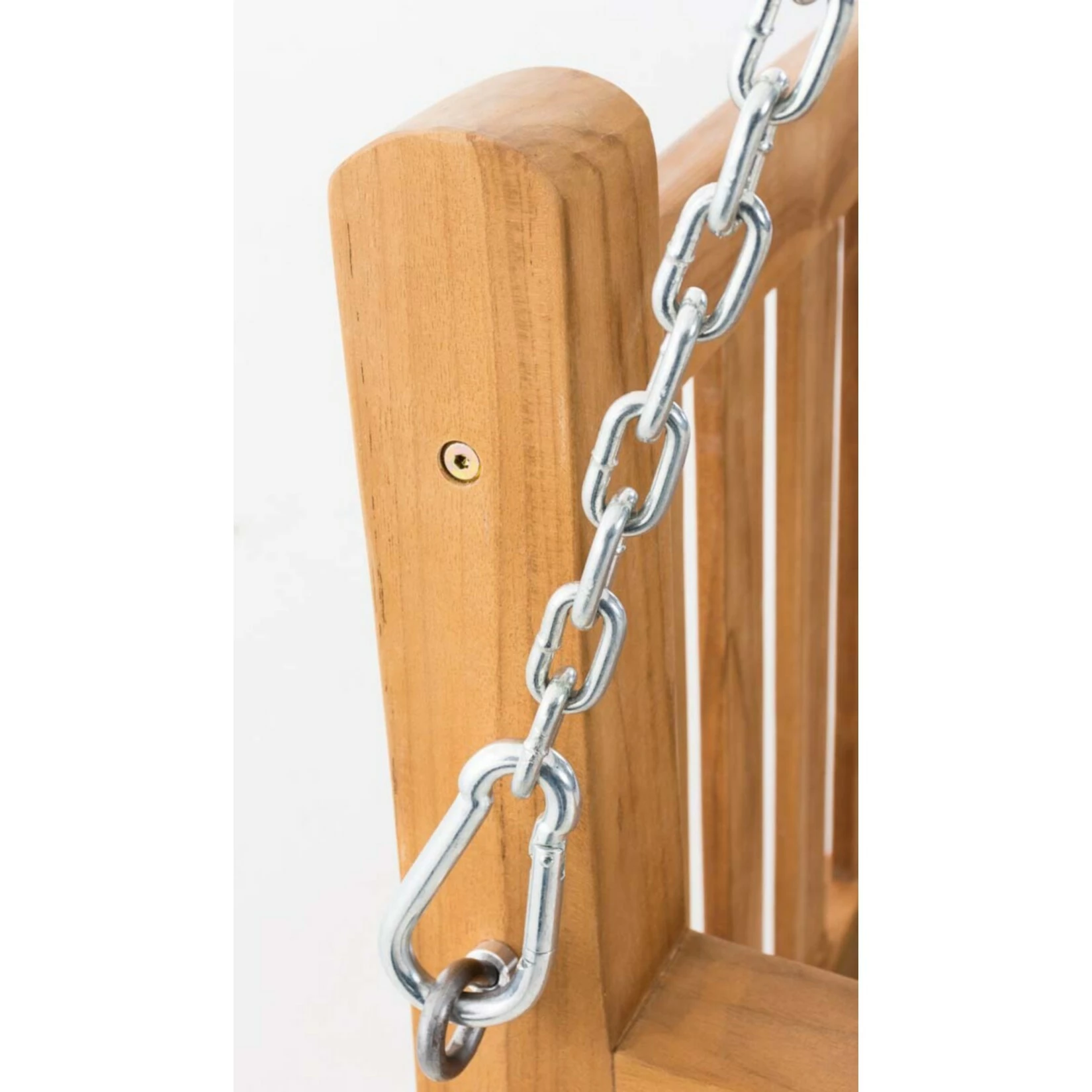 CLP Gartenschaukel Florida Aus Massivem Teakholz I Wetterfeste Holzschaukel Inklusive Befestigungsmaterial I Pflegeleichte Hollywoodschaukel 6 CLP Gartenschaukel Florida Aus Massivem Teakholz I Wetterfeste Holzschaukel Inklusive Befestigungsmaterial I Pflegeleichte Hollywoodschaukel – Bild 6