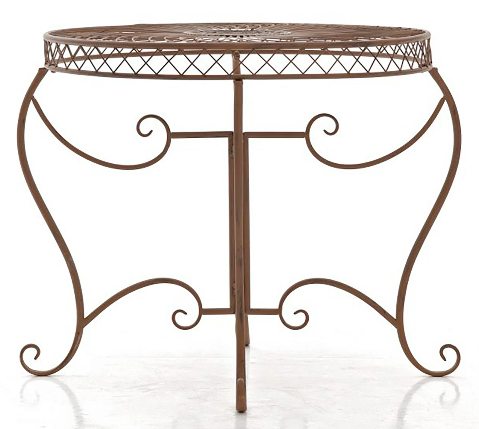 CLP Eisentisch SHEELA Im Jugendstil I Gartentisch Mit Geschwungenen Beinen Und Kunstvollen Verzierungen I In Verschiedenen Farben Erhältlich 4 CLP Eisentisch SHEELA Im Jugendstil I Gartentisch Mit Geschwungenen Beinen Und Kunstvollen Verzierungen I In Verschiedenen Farben Erhältlich – Bild 4