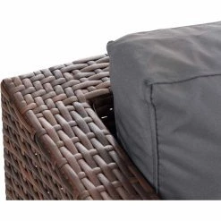 CLP Polyrattan Lounge-Set Liberi L Garten-Set Mit 5 Sitzplätzen L Garnitur Mit Aluminium-Gestell L Komplett-Set: 3er Sofa + 2er Sofa + Tisch -Zipper Geschäft 8600246500 112191940 prod 003