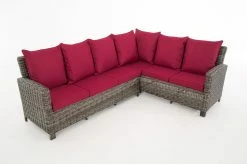CLP Gartengarnitur Minari 5mm | Sitzgruppe Mit 6 Sitzplätzen | Gartenmöbel Set Aus Polyrattan Mit Aluminium Gestell -Zipper Geschäft 8600246500 11852046 prod 005