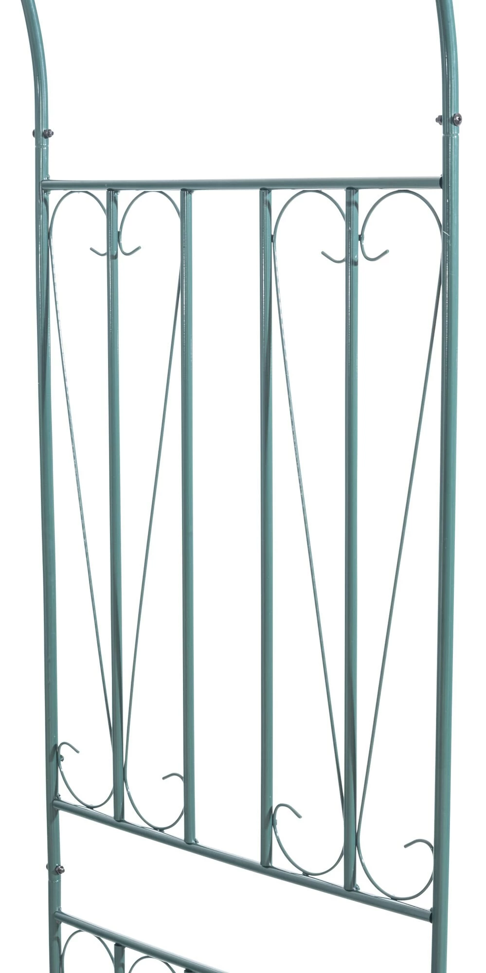 CLP 60er Rosenbogen | Geschwungener Eisen-Rosenbogen I Torbogen Aus Metall Mit Verzierungen 5 CLP 60er Rosenbogen | Geschwungener Eisen-Rosenbogen I Torbogen Aus Metall Mit Verzierungen – Bild 5