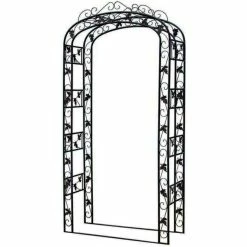 CLP Rosenbogen Metall, 120 Cm Breit, Verziert, Eisen Pulver-beschichtet, Handgefertigt, Höhe 240 Cm, Tiefe 45 Cm 5 CLP Rosenbogen Metall, 120 Cm Breit, Verziert, Eisen Pulver-beschichtet, Handgefertigt, Höhe 240 Cm, Tiefe 45 Cm -Zipper Geschäft 8600246500 1315901 prod 003