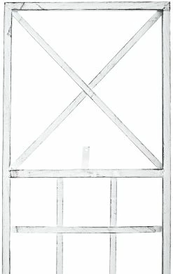 CLP Metall-Rankgitter TRIGO Zur Wandbefestigung I Rankhilfe Für Die Wand I Rankzaun Aus Lackiertem Metall I In Verschiedenen Farben Erhältlich -Zipper Geschäft 8600246500 1320031 prod 004