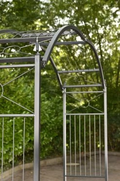 CLP Metall-Rosenbogen FLEXI | Stufenlos Verstellbare Rankhilfe Für Alle Rankpflanzen | Rundbogen Im Landhausstil 8 CLP Metall-Rosenbogen FLEXI | Stufenlos Verstellbare Rankhilfe Für Alle Rankpflanzen | Rundbogen Im Landhausstil -Zipper Geschäft 8600246500 13280101 prod 003