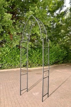 CLP Metall-Rosenbogen FLEXI | Stufenlos Verstellbare Rankhilfe Für Alle Rankpflanzen | Rundbogen Im Landhausstil 10 CLP Metall-Rosenbogen FLEXI | Stufenlos Verstellbare Rankhilfe Für Alle Rankpflanzen | Rundbogen Im Landhausstil -Zipper Geschäft 8600246500 13280101 prod 005