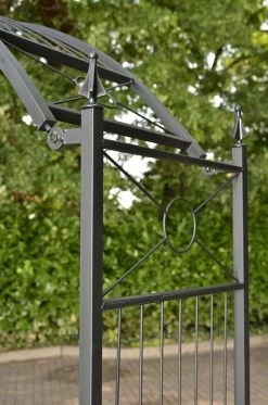 CLP Metall-Rosenbogen FLEXI | Stufenlos Verstellbare Rankhilfe Für Alle Rankpflanzen | Rundbogen Im Landhausstil 11 CLP Metall-Rosenbogen FLEXI | Stufenlos Verstellbare Rankhilfe Für Alle Rankpflanzen | Rundbogen Im Landhausstil -Zipper Geschäft 8600246500 13280101 prod 006