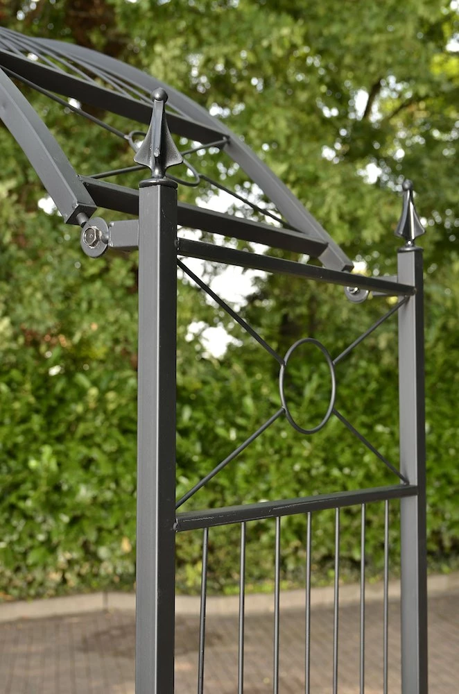 CLP Metall-Rosenbogen FLEXI | Stufenlos Verstellbare Rankhilfe Für Alle Rankpflanzen | Rundbogen Im Landhausstil 6 CLP Metall-Rosenbogen FLEXI | Stufenlos Verstellbare Rankhilfe Für Alle Rankpflanzen | Rundbogen Im Landhausstil – Bild 6