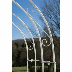 CLP Eisen Rosenbogen Melissa Mit Tor / Tür, Doppeltor Höhe 150 Cm, Maße Gesamt: Breite 120 Cm, Höhe 220 Cm, Tiefe 40 Cm -Zipper Geschäft 8600246500 13424693 prod 006