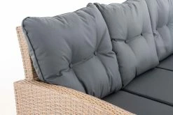 CLP Gartengarnitur Minari Aus Flachrattan I Sitzgruppe Mit 6 Sitzplätzen I Gartenmöbel-Set Aus Polyrattan Mit Aluminium-Gestell -Zipper Geschäft 8600246500 19579144 prod 006