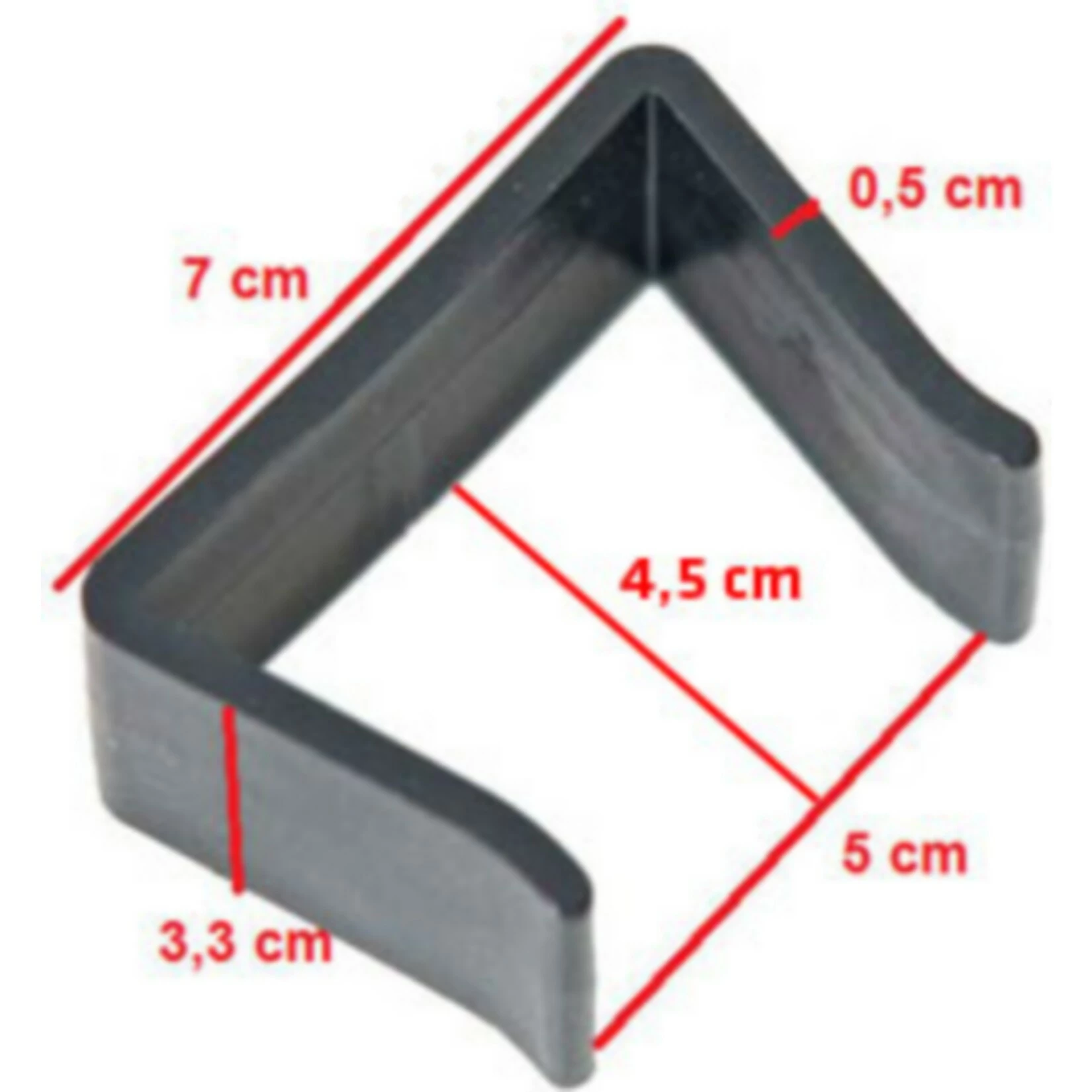 CLP Polyrattan Gartenmöbel Flachrattan-Verbindungsstück | Verbindungsklammer Für CLP-Gartenmöbel | Halteklammer Für Einzelne Elemente 4 CLP Polyrattan Gartenmöbel Flachrattan-Verbindungsstück | Verbindungsklammer Für CLP-Gartenmöbel | Halteklammer Für Einzelne Elemente – Bild 4