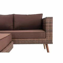CLP Polyrattan 2er Sofa MOLDE Mit Fußhocker I Braun-meliert I Loungeset I Gartensofa Mit Hocker I Gartengarnitur 9 CLP Polyrattan 2er Sofa MOLDE Mit Fußhocker I Braun-meliert I Loungeset I Gartensofa Mit Hocker I Gartengarnitur -Zipper Geschäft 8600246500 303325 prod 004