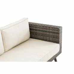 CLP Polyrattan Eck-Loungeset MOLDE I Grau-meliert I Gartenlounge I Eck-Sofa + Glastisch I 1,25mm Rattandicke 10 CLP Polyrattan Eck-Loungeset MOLDE I Grau-meliert I Gartenlounge I Eck-Sofa + Glastisch I 1,25mm Rattandicke -Zipper Geschäft 8600246500 303662 prod 005