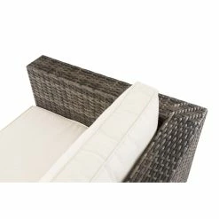 CLP Polyrattan Eck-Loungeset MOLDE I Grau-meliert I Gartenlounge I Eck-Sofa + Glastisch I 1,25mm Rattandicke 11 CLP Polyrattan Eck-Loungeset MOLDE I Grau-meliert I Gartenlounge I Eck-Sofa + Glastisch I 1,25mm Rattandicke -Zipper Geschäft 8600246500 303662 prod 006