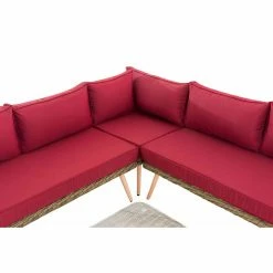 CLP Polyrattan Eck-Loungeset SKARA I Natura I Gartenlounge Rundrattan I Eckgarnitur & Glastisch I 5mm Rattandicke I 5 Sitzplätze 10 CLP Polyrattan Eck-Loungeset SKARA I Natura I Gartenlounge Rundrattan I Eckgarnitur & Glastisch I 5mm Rattandicke I 5 Sitzplätze -Zipper Geschäft 8600246500 304324 prod 005