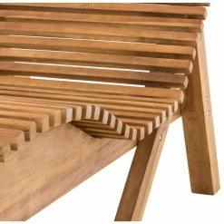 CLP Sonnenliege Elbe Square Aus Massivem Teakholz I Gartenliege Mit Geschwungener Sitzfläche I Waldsofa Mit Eckigen Sitzstreben I Schwungliege 10 CLP Sonnenliege Elbe Square Aus Massivem Teakholz I Gartenliege Mit Geschwungener Sitzfläche I Waldsofa Mit Eckigen Sitzstreben I Schwungliege -Zipper Geschäft 8600246500 305588 prod 005